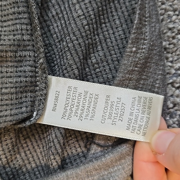 Max Studio Women Flutter sleeve Crinkle jersey Crew top sz L - Picture 8 of 8